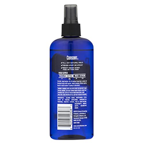 Consort Extra Hold Non-Aero Hair Spray Pump, Unscented, 8 Ounce - Image 8