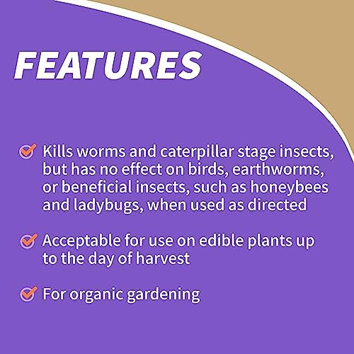 Bonide 8066 Captain Jack's Bacillus Thuringiensis BT Organic Worm & Caterpillar Control, 32 oz. Ready-to-Us - Quantity 1 - Image 5