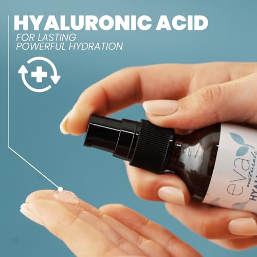 Eva Naturals Pure Hyaluronic Acid Serum For Face - Facial Serum - Wrinkles and Fine Lines - Perfect Hydrating Serum for Face and Dry Skin - Pairs with Vitamin C Serum (2 Oz) - Image 3