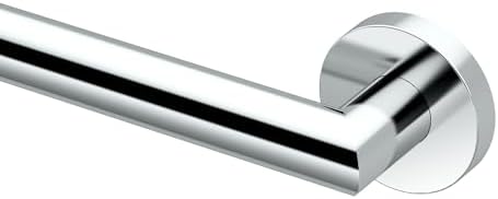 Gatco 964 Glam 24" Grab Bar, Chrome/ADA Compliant Safety Grab Bar for Bathroom - Image 2
