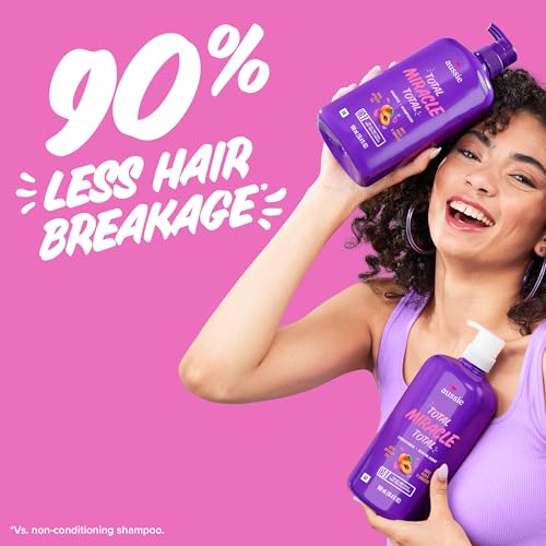 Aussie For Damage â Paraben-Free Total Miracle Conditioner w/Apricot, 30.4 fl oz/bottle (4 Count) - Image 4