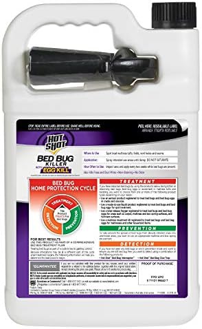 Hot Shot Ready-to-Use Bed Bug Killer Spray, Kills Bed Bugs and Bug Eggs Indoors, Kills Fleas and Dust Mites, Non-Staining, 1 Gallon - Image 2