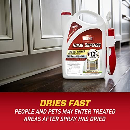 Ortho Home Defense Insect Killer for Indoor and Perimeter2 with Comfort Wand, Controls Ants, Roaches, Spiders and More, 1.33 gal - Image 8