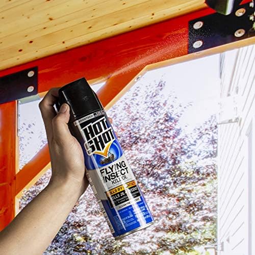 Hot Shot Flying Insect Killer 15 Ounces, Aerosol, Clean Fresh Scent (Pack of 6) - Image 4