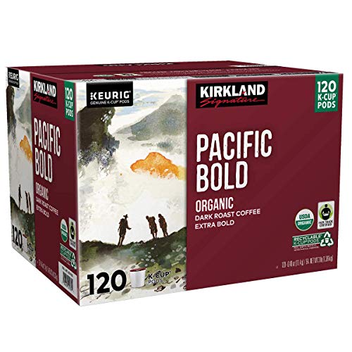 Kirkland Signature Coffee Organic Pacific Bold K-Cup Pod, 120 Count (2 Pack) - Image 2