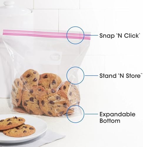 Great Value Double Zipper Gallon Size Storage Bags & 80 count - Image 5