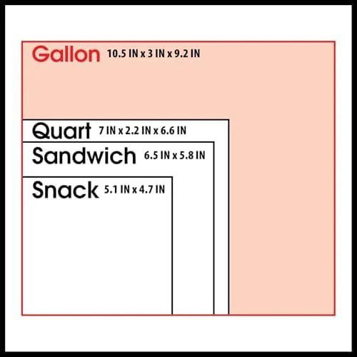 Great Value Double Zipper Gallon Size Storage Bags & 80 count - Image 8
