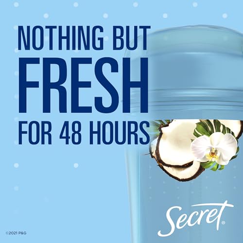 Secret Clear Gel Antiperspirant and Deodorant, Coconut Scent, 2.6 Ounce (Pack of 2) - Image 2