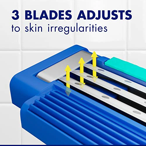 Gillette Sensor3 Simple Men's Disposable Razors, 8 Count - Image 5