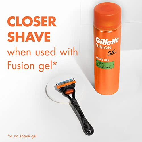 Gillette Fusion5 Razor Refills for Men, 2 Razor Blade Refills - Image 7
