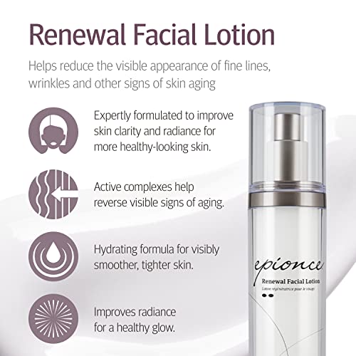 Epionce Renewal Facial Lotion - Hydrating, Anti-Aging Moisturizer for Normal to Combination Skin, For Fine Lines & Wrinkles, Dermatologist Skincare - Image 2
