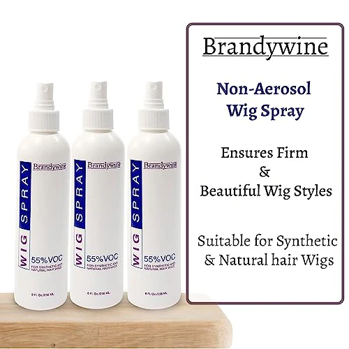 Brandywine Non-Aerosol Wig Spray for Synthetic and Natural Hair Wigs (3 Pack) - Image 2