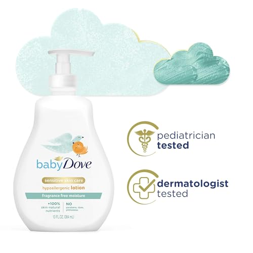 Baby Dove Sensitive Moisture Face and Body Lotion 13 oz(Pack of 4) - Image 7