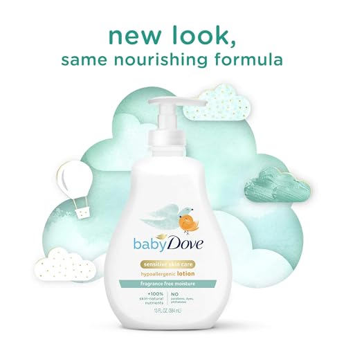 Baby Dove Sensitive Moisture Face and Body Lotion 13 oz(Pack of 4) - Image 9