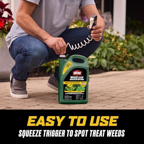 Ortho WeedClear Weed Killer for Lawns: Ready-To-Use, With Trigger Sprayer, Won't Harm Grass (When Used as Directed), Kills Dandelion & Clover, 1 gal., (Packaging may vary) - Image 6