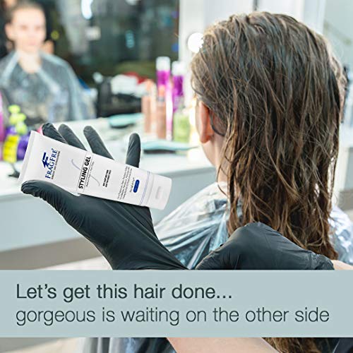 Hair Styling Gel 8 oz (2-Pack Gift Set) Medium Hold - Fragrance Free Hypoallergenic - Irritation Free Styling Gel for Sensitive Skin - for Men Women Children - Gluten Free Vegan Cruelty Free - Image 5