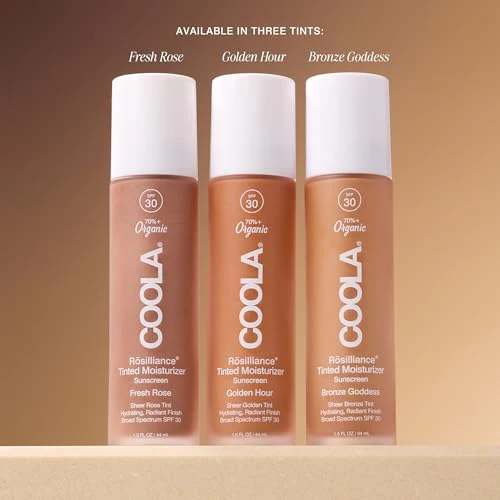 COOLA Organic Rosilliance BB Cream With SPF 30, Tinted Moisturizer Sunscreen & Foundation, Dermatologist Tested, 1.5 Fl Oz - Image 5