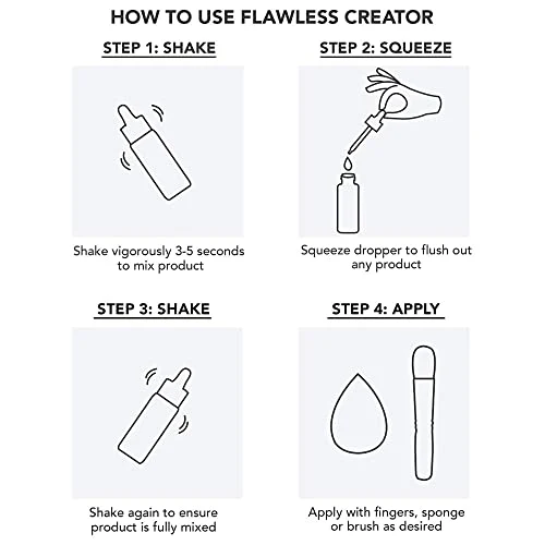 Dermablend Flawless Creator Multi-Use Liquid Foundation Makeup, Full Coverage Lightweight Buildable Foundation, Natural Finish, 1 Fl oz. - Image 5