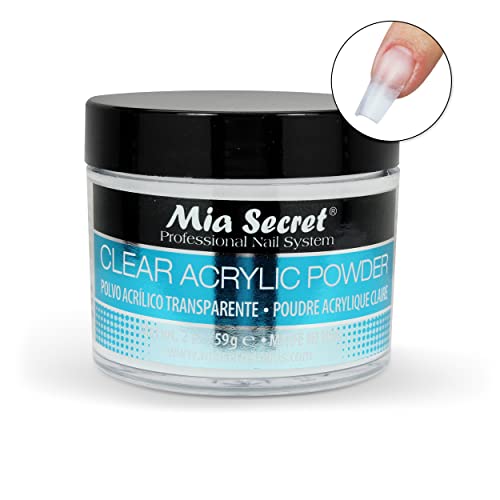 Mia Secret Clear Acrylic Powder (2oz) - Image 2