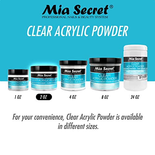 Mia Secret Clear Acrylic Powder (2oz) - Image 8