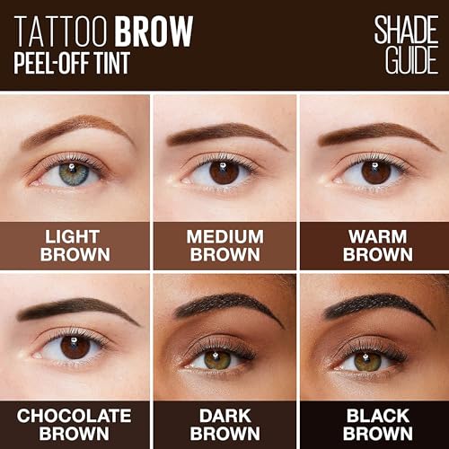 Maybelline New York Brow Tattoo Longlasting Tint, Dark Brown, 4.9 ml - Image 2