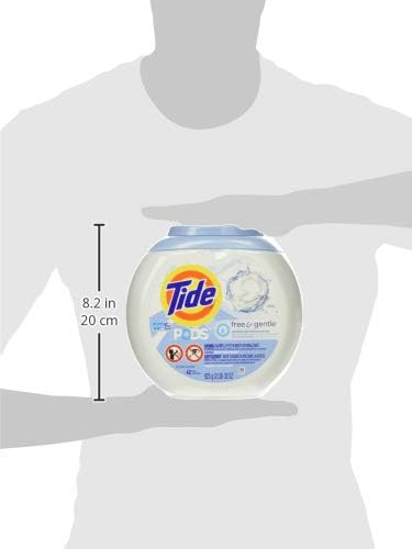 Tide PODS Free & Gentle Laundry Detergent Soap Pacs, 42 Count, Tide PODS Laundry Detergent - Image 3