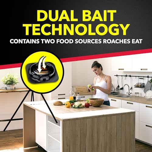 Raid Double Control Small Roach Baits, Child Resistant, For Indoor Use, Kills Roaches for 3 Months, 12 Count - Image 6