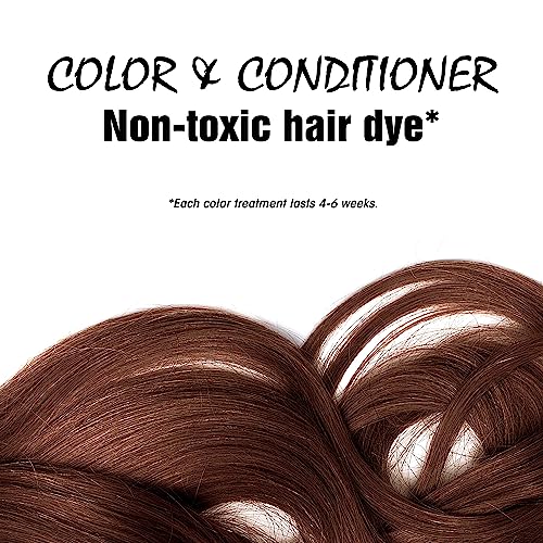 Light Mountain Henna Hair Color & Conditioner - Warm Chestnut Hair Dye for Men/Women, Organic Henna Leaf Powder and Botanicals, Chemical-Free, Semi-Permanent Hair Color, 4 Oz - Image 3