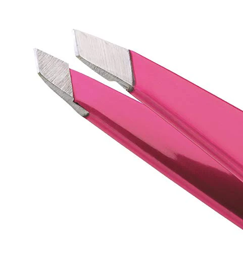 Tweezerman Mini Slant and Point Tip Tweezer - Tweezers Set for Eyebrows, Facial Hair, Ingrown Hairs - Image 3