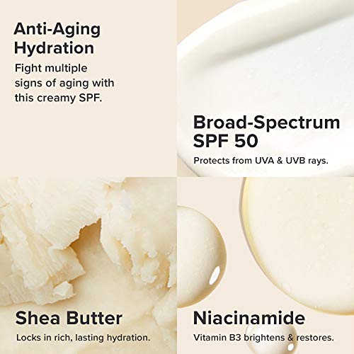 Paula's Choice RESIST Skin Restoring Moisturizer SPF 50, UVA & UVB Protection, Shea Butter & Niacinamide, Anti-Aging Sunscreen for Dry Skin, 2 Ounce - Image 3