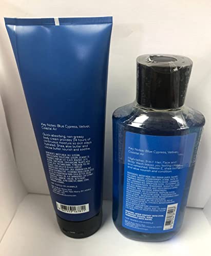 Bath & Body Works Men's Collection Ultra Shea Body Cream & 2 in 1 Hair and Body Wash OCEAN. - Image 4