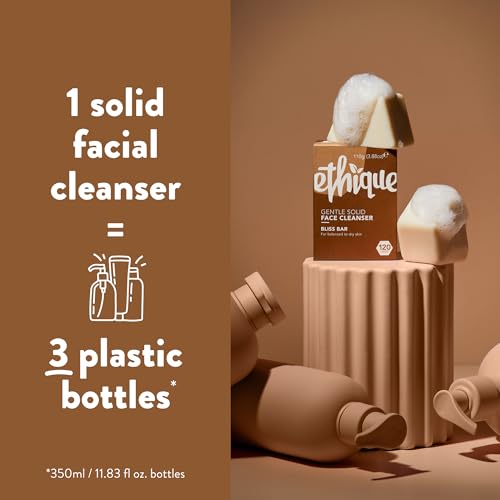 Ethique Gentle Solid Face Cleanser for Balanced to Dry Skin - Bliss Bar - Plastic-Free, Vegan, Cruelty-Free, Eco-Friendly, 3.88 oz (Pack of 1) - Image 4