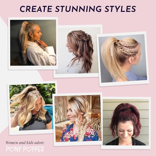 Pony Popper Hair Clip - Ultimate Solution for Full, Voluminous, and Natural Ponytails with Minimal Effort - Versatile Hair Clip for All Hair Types (Clear) - Image 5