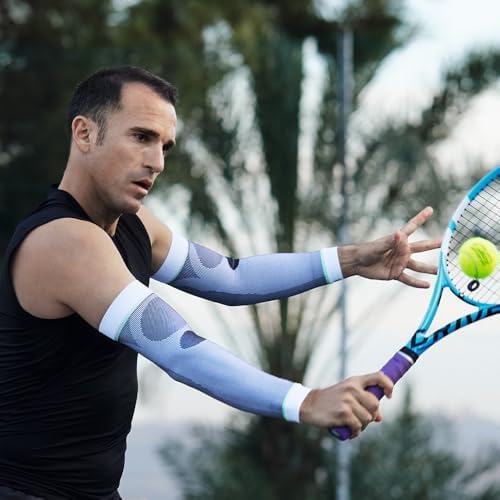 Bauerfeind Sports Compression Arm Sleeves - Gradient Compression Improves Oxygen/Blood Circulation - 1 Pair - Image 8