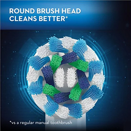 Oral-B 7500 Electric Toothbrush with Replacement Brush Heads and Travel Case, Black - Image 2