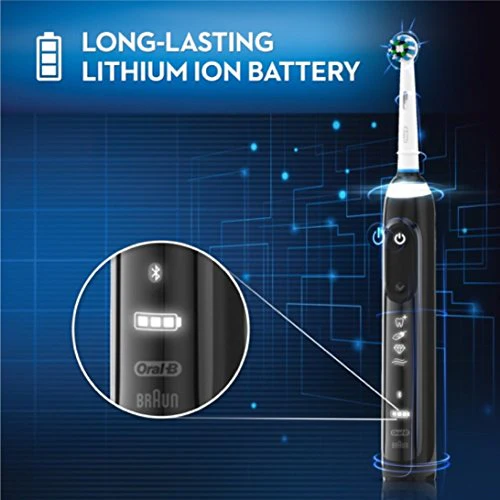 Oral-B 7500 Electric Toothbrush with Replacement Brush Heads and Travel Case, Black - Image 6