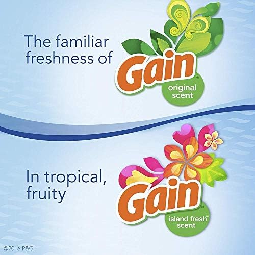 Febreze Car Air Freshener, 2 Gain Original and 2 Gain Island Fresh Scents, Odor Eliminator for Strong Odors (4 Count) - Image 2