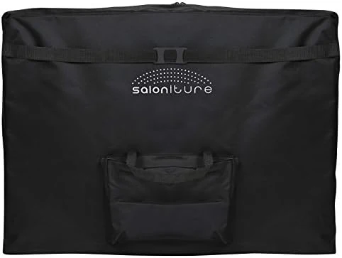 Saloniture Professional Portable Folding Massage Table with Carrying Case - Blue - Image 5