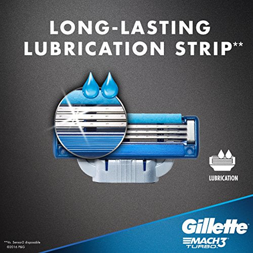 Gillette Mach3 Turbo Cartridges, 4 Count - Image 7