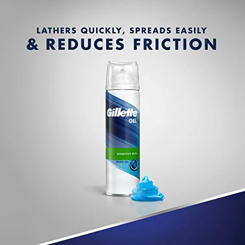 Gillette Gel Barbershop Fresh Shave Gel, 7 oz - Image 6