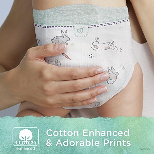 Pampers Diapers Newborn/Size 1 (8-14 lb), Pure Protection Disposable Baby Diapers, Hypoallergenic and Unscented Protection, Super Pack (Old Version), Size 1, 74 Count - Image 3