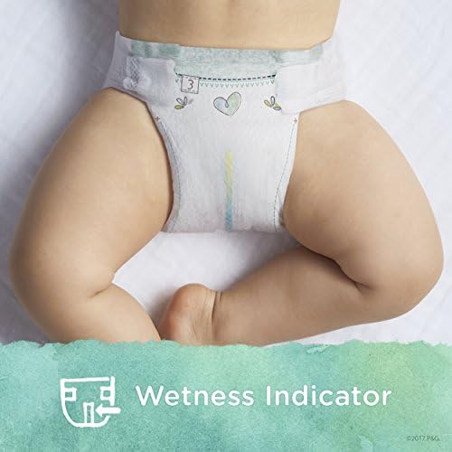 Pampers Diapers Newborn/Size 1 (8-14 lb), Pure Protection Disposable Baby Diapers, Hypoallergenic and Unscented Protection, Super Pack (Old Version), Size 1, 74 Count - Image 4