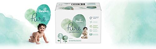 Diapers Size 3, 60 Count - Pampers Pure Protection Disposable Baby Diapers, Hypoallergenic and Unscented Protection, Super Pack (Old Version) - Image 6