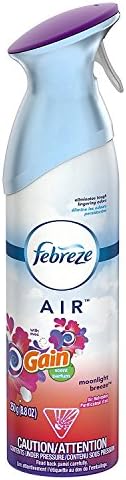 Febreze Air Refresher - with Gain Moonlight Breeze Scent - with New OdorClear Technology - Net Wt. 8.8 OZ (250 g) Per Bottle - Pack of 2 Bottles - Image 2