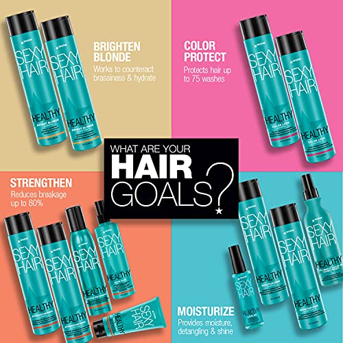 SexyHair Healthy Moisturizing Shampoo, 33.8 Oz | Moisture, Slip, Detangling, and Shine | SLS and SLES Sulfate Free | All Hair Types - Image 5