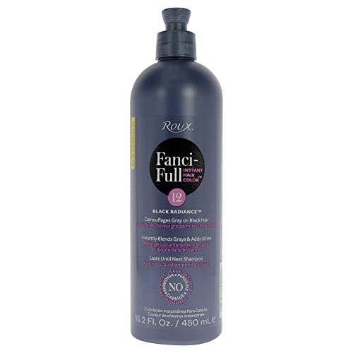 Roux Fanci-Full Instant Hair Color, #12 Black Rage, 15.2 Fl Oz