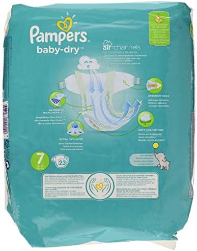 Pampers Baby-Dry Size 7, 23 Nappies - Image 2