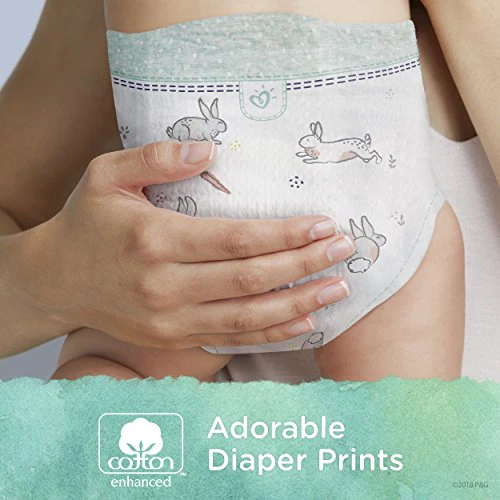 Pampers Pure Disposable Baby Diapers, Hypoallergenic and Fragrance Free Protection Size 2, 128 Ct. with Aqua Pure 4X Pop-Top Sensitive Water Baby Wipes, 224 Ct. - Image 5
