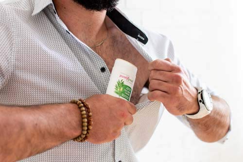 Natural Deodorant Stick - Tea Tree - EWG Verified™ - Vegan, Cruelty Free - No Aluminum, No Parabens - Essential Oils - Image 4