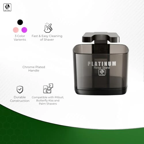Skull Shaver Platinum Rinse Stand - Ultimate Cleaning Solution for Pitbull & Butterfly Shavers - Image 4